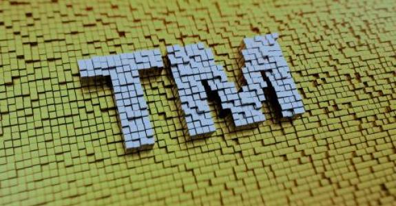 TM yellow background